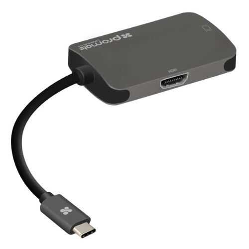 Адаптер универсальный Promate USB 3.1 Type-C™ Hub UniHub-C4 (grey) в Благо