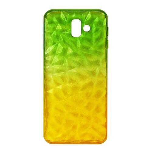 Чехол Crystal Krutoff для Samsung Galaxy J6+ (SM-J610) Yellow/Green в Благо