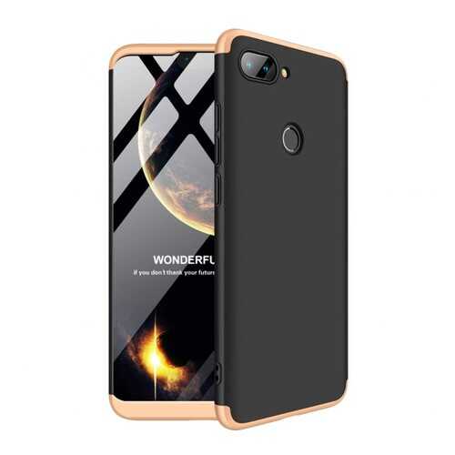 Чехол GKK LikGus для Xiaomi Mi 8 Lite/Mi 8 Youth (Mi 8X) Black/Gold в Благо
