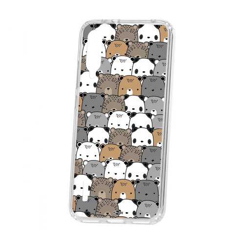 Чехол Kruche Xiaomi Mi A3 Print Медвежата в Благо