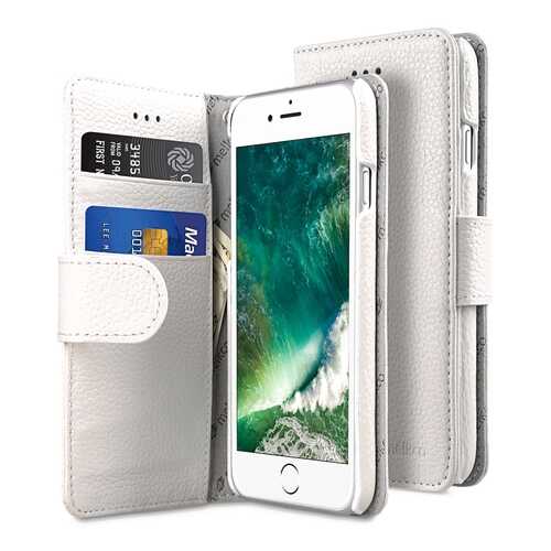 Чехол Melkco для iPhone 7/8 - Wallet Book Type - White в Благо