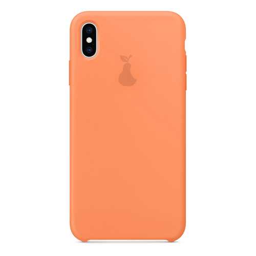 Чехол Silicone Case для iPhone XS Max, оранжевый, SCIPXSM-02-CLEM в Благо