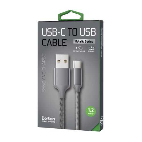 Кабель Dorten USB-C to USB Cable Metallic Series 1,2 м Dark Gray в Благо