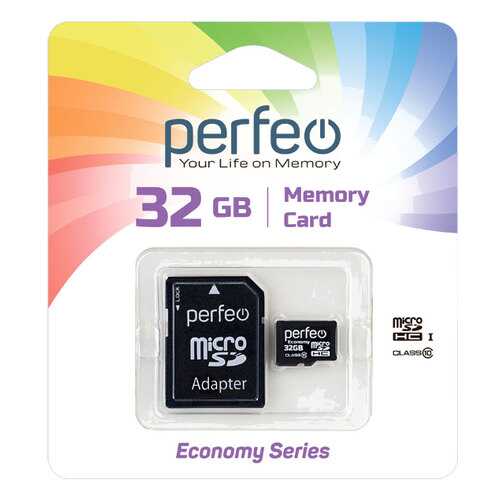 Карта памяти Perfeo microSD 32GB High-Capacity (Class 10) economy series в Благо