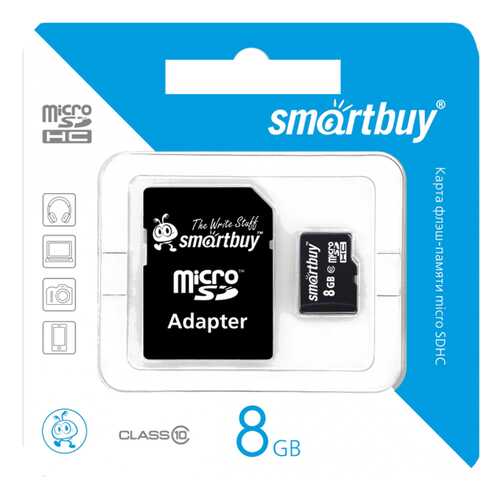 Карта памяти SmartBuy Micro SDHC SB8GBSDCL10-01 8GB в Благо