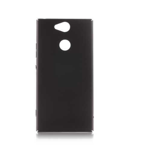 Накладка Brosco Soft-touch для Sony Xperia XA2, черная в Благо