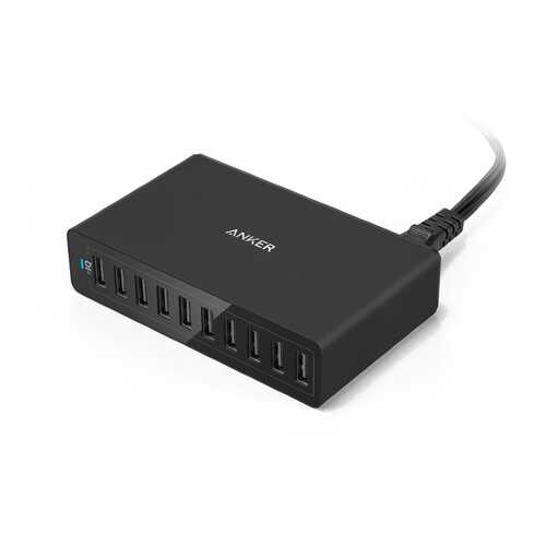 Сетевое зарядное устройство Anker PowerPort 10 USB 12A Black в Благо