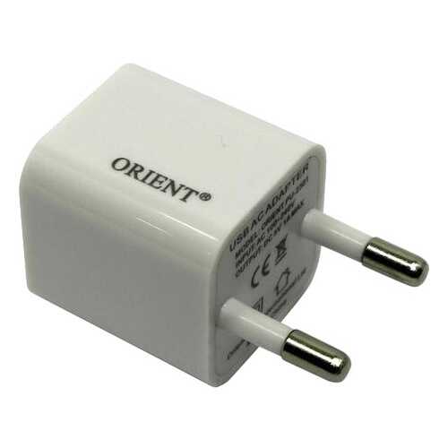 Сетевое зарядное устройство ORIENT PU-2301 1 USB 1A White в Благо