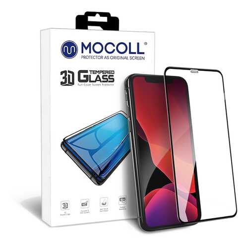 Защитное стекло MOCOLL 3D MIX для iPhone 11 / XR Черное (Серия Pearl) в Благо