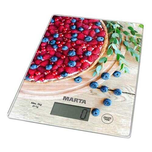 Весы кухонные Marta MT-1634 ягодный пирог в Благо