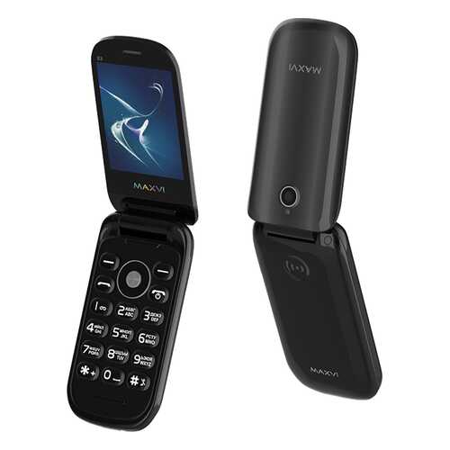 Мобильный телефон Maxvi E3 Radiance Black в Благо