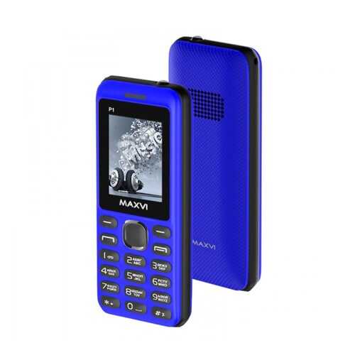 Мобильный телефон Maxvi P1 (2 SIM) Blue/Black в Благо