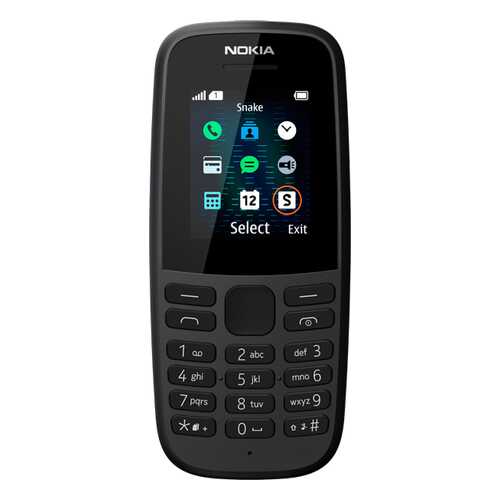Мобильный телефон Nokia 105SS (ТА-1203) Black в Благо