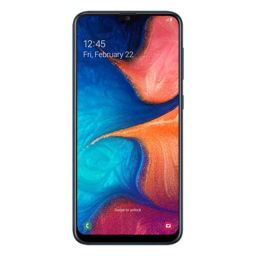 Смартфон Samsung Galaxy A20 (2019) 32Gb Blue (SM-A205F) в Благо