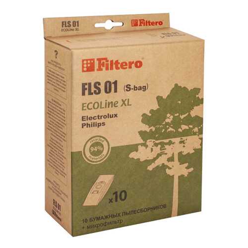 Пылесборник для пылесоса Filtero FLS 01 (S-bag) ECOLine XL 10 шт в Благо