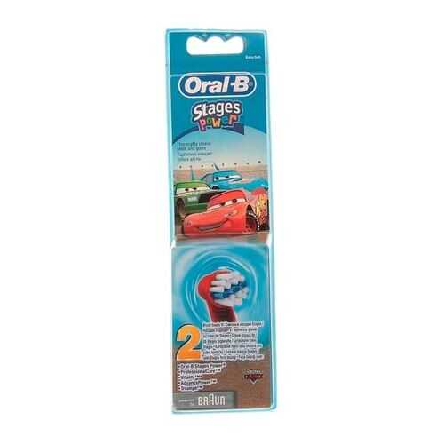 Насадка для зубной щетки Braun Oral-B EB10K Stages Kids Cars 2 шт в Благо