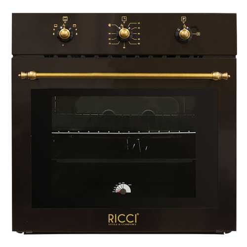 Встраиваемый газовый духовой шкаф RICCI RGO-620BR Brown в Благо