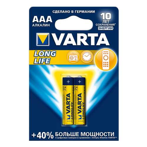 Батарейка VARTA LONGLIFE 4106 2 шт в Благо